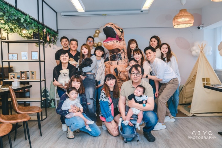 高雄攝影 週歲抓周親友大合照